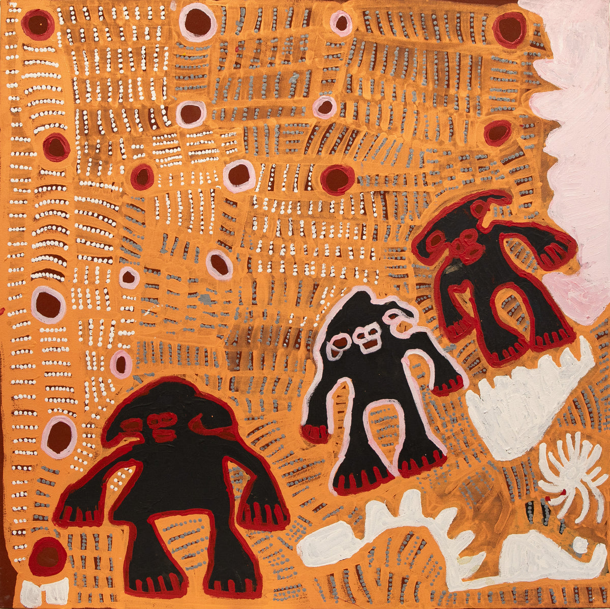 Doris Bush - Kungka Tjukurrpa (women's dreaming) by Doris Bush Nungarrayi