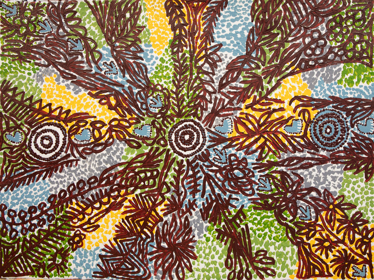 Candy Nakamarra Kapi Tjukurrpa - Kalipinypa by Candy Nelson Nakamarra 