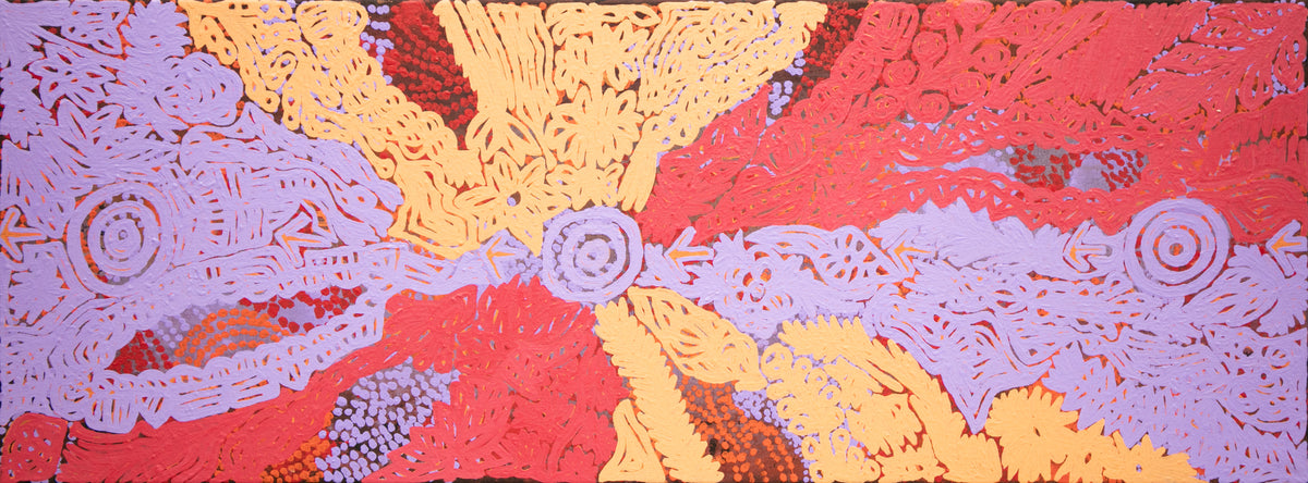 Candy Nakamarra Kapi Tjukurrpa - Kalipinypa by Candy Nelson Nakamarra 