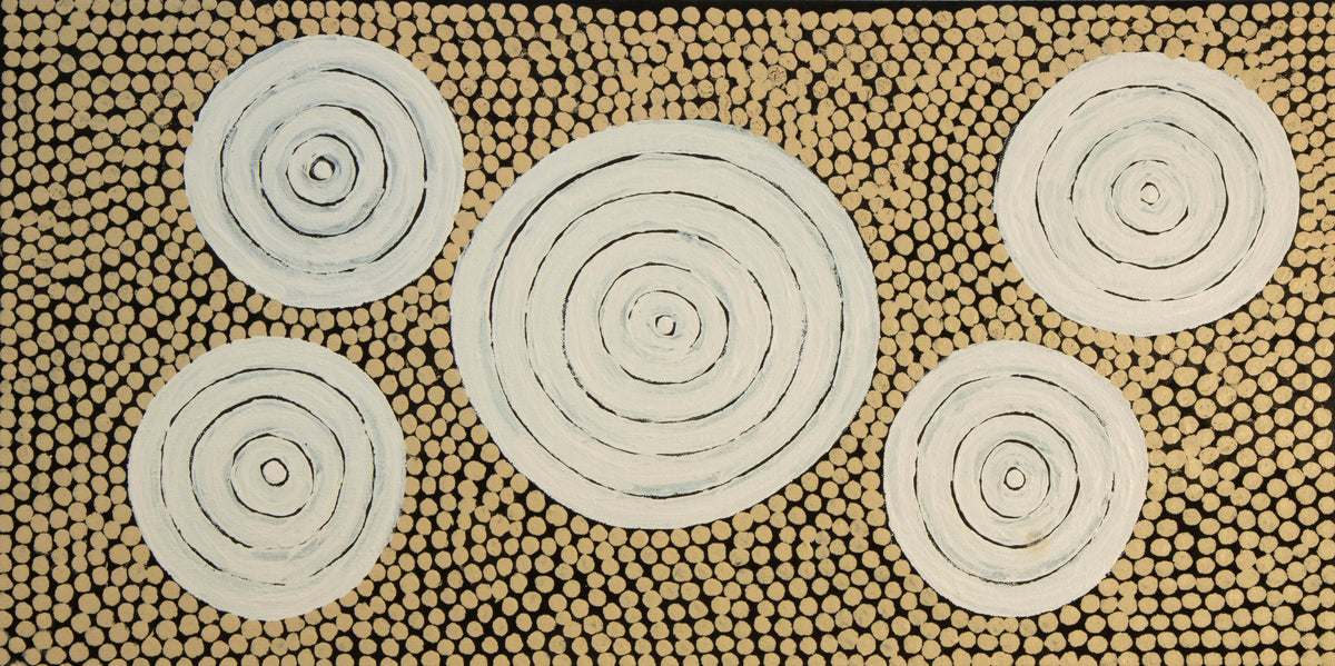 Janie Karpa - Saltlake at Karrinyarra by Janie Karpa