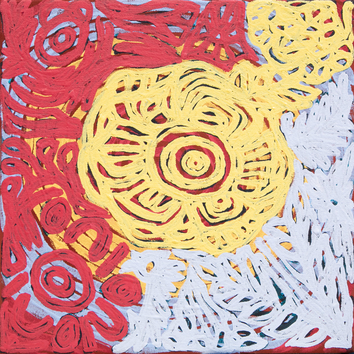 Candy Nakamarra Kapi Tjukurrpa - Kalipinypa by Candy Nelson Nakamarra 