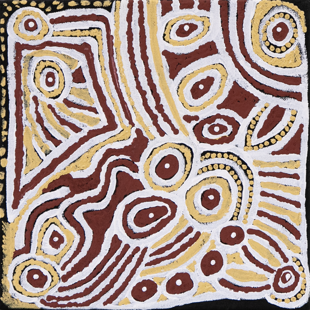 Linda Anderson Karrkururrutintja Tjukurrpa (Lake M by Linda Anderson Jonggarda