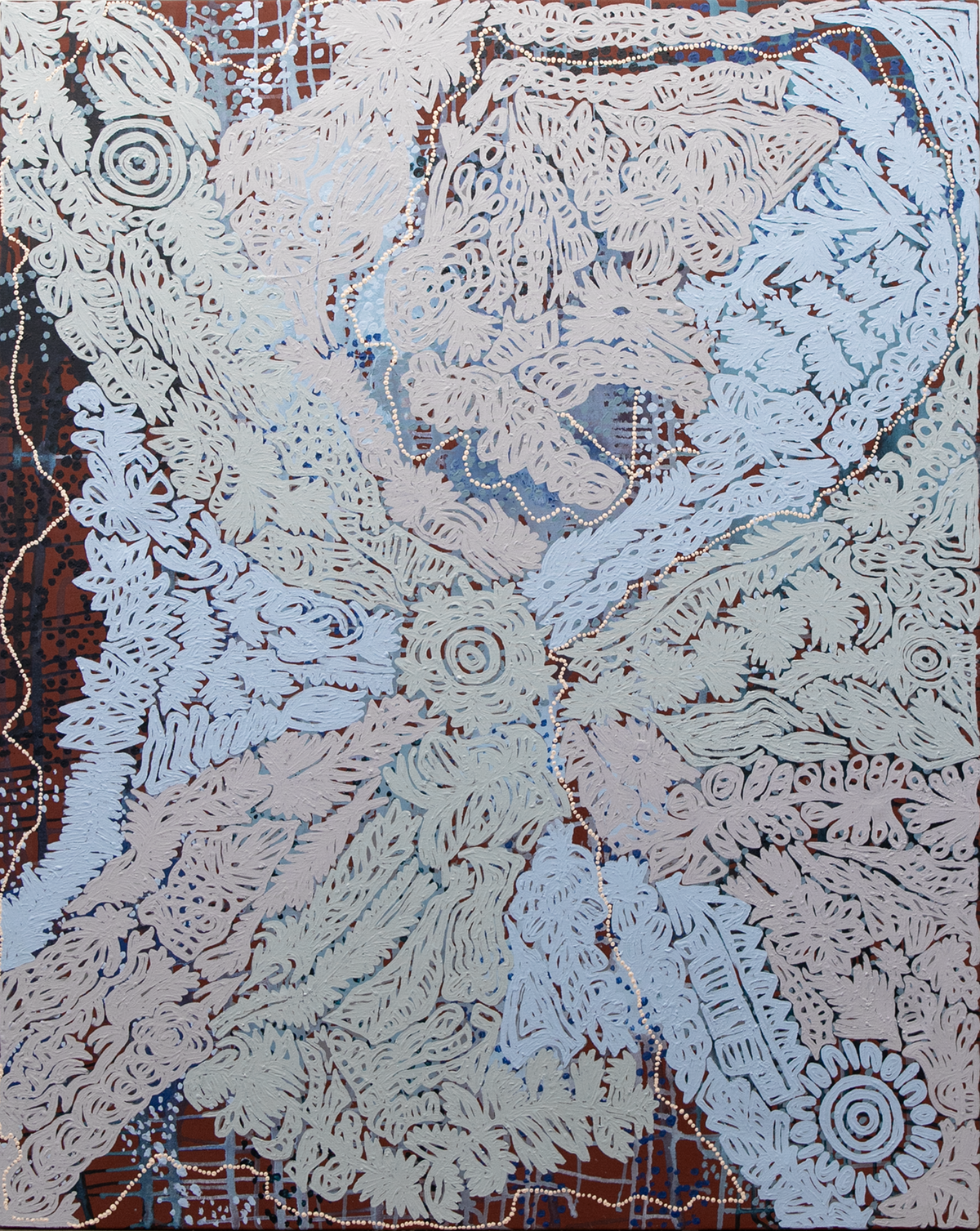 Candy Nakamarra Kapi Tjukurrpa - Kalipinypa by Candy Nelson Nakamarra 