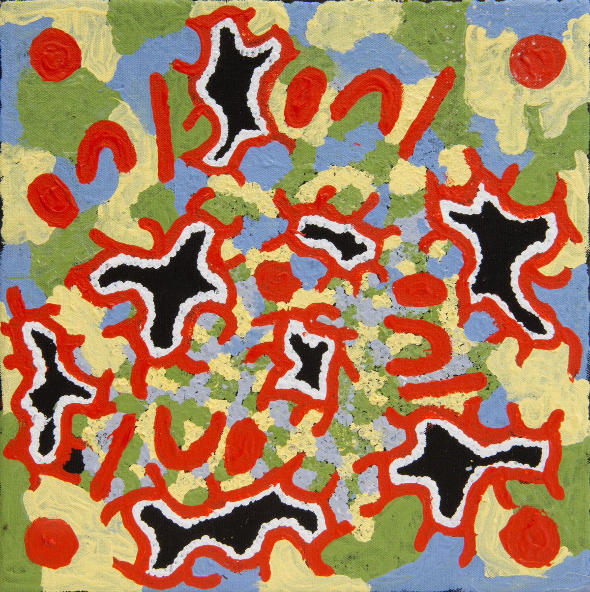 Emily Andy - Four Sisters by Emily Andy Napaltjarri